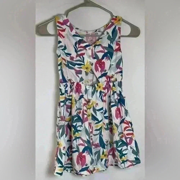 Carter's Girls Floral Summer Dress with back cutouts (Size 6) - Picture 7 of 7